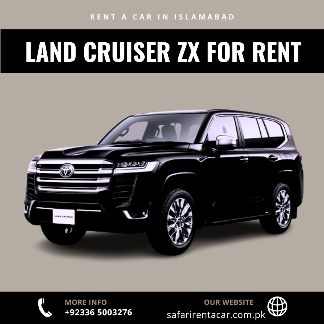 Land Cruiser for rent in islamabad