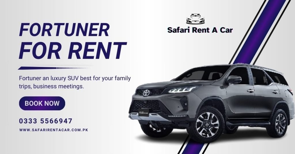 Fortuner for Rent in Affordable Prices at Safari Rent A Car