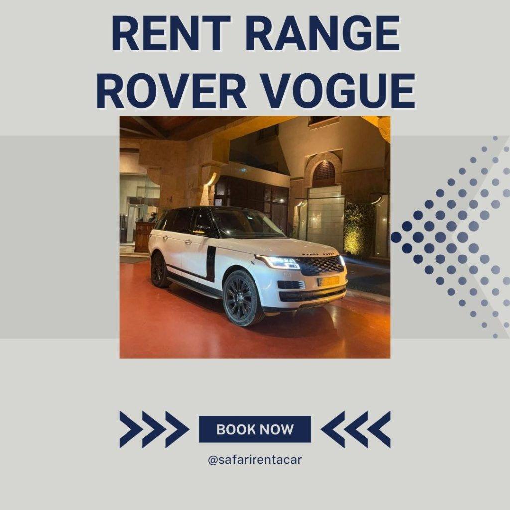 Rent Range Rover Vogue at Safari Rent A Car