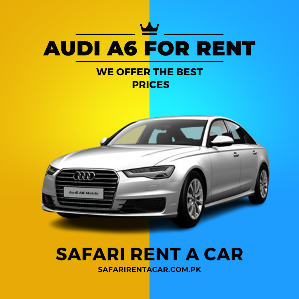 Rent Audi A6 at Safari Rent A Car