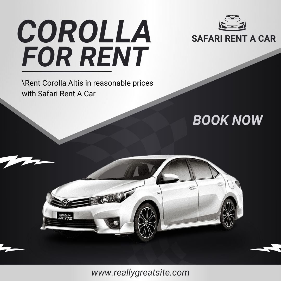 corolla for rent