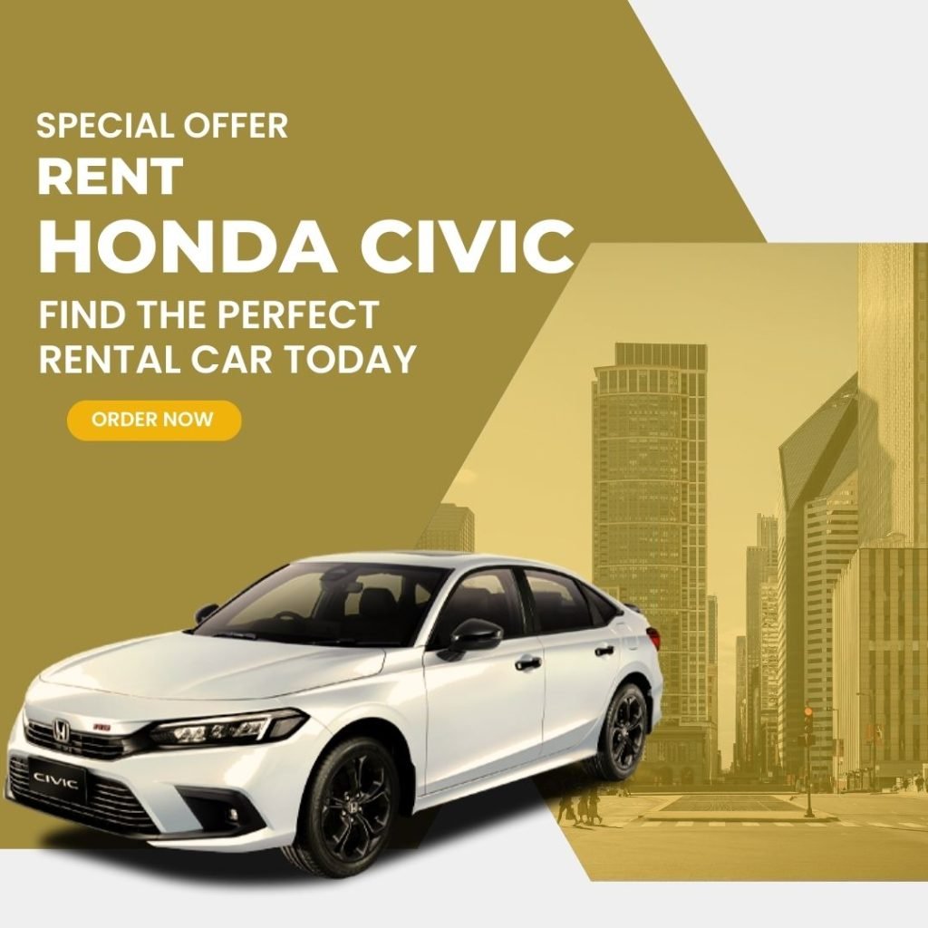 Rent Honda Civic RS with Safari Rent A Car