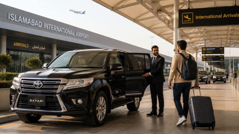 Rawalpindi airport pickup car rental service