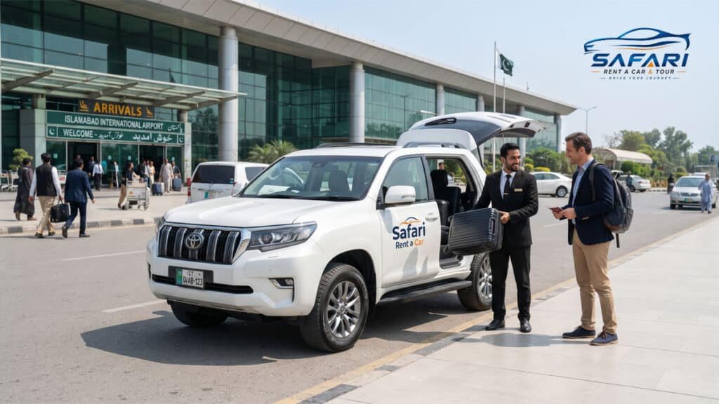 Car Hire at Islamabad Airport with Safari Rent a Car