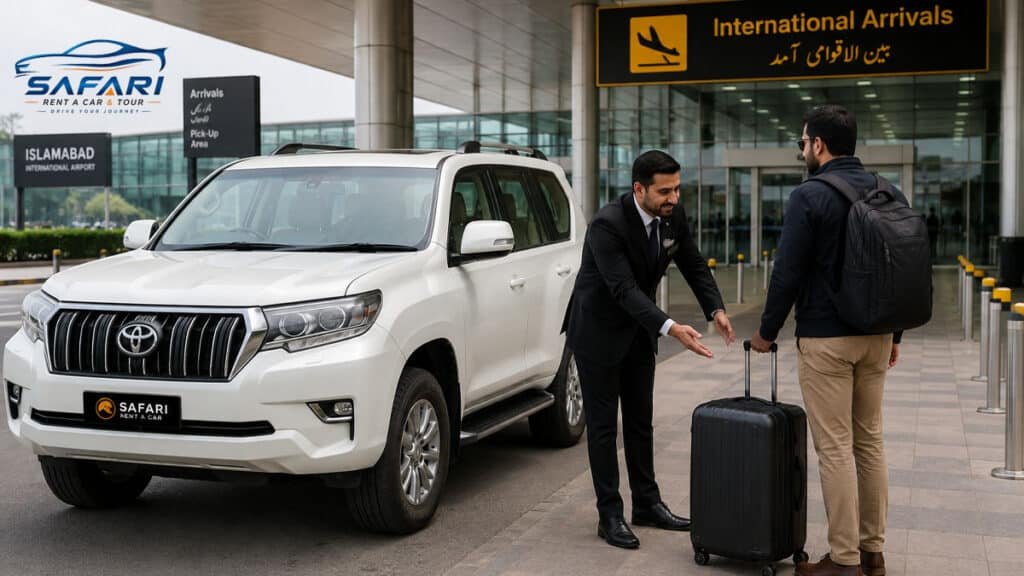 Islamabad Airport Pickup Service by Safari Rent a Car